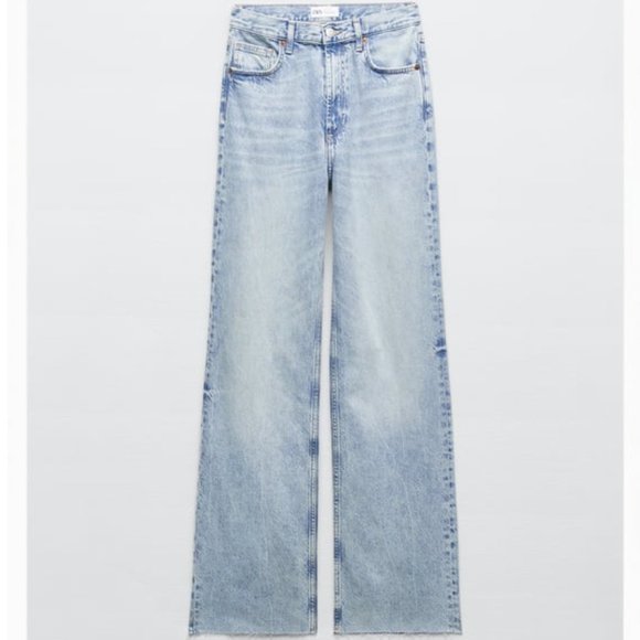 BRAND NEW wide leg jeans from ZARA - Picture 1 of 1